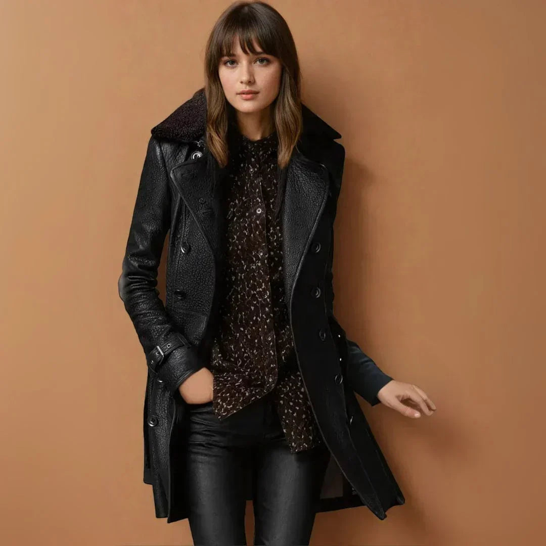 Eirlys | Leather Coat