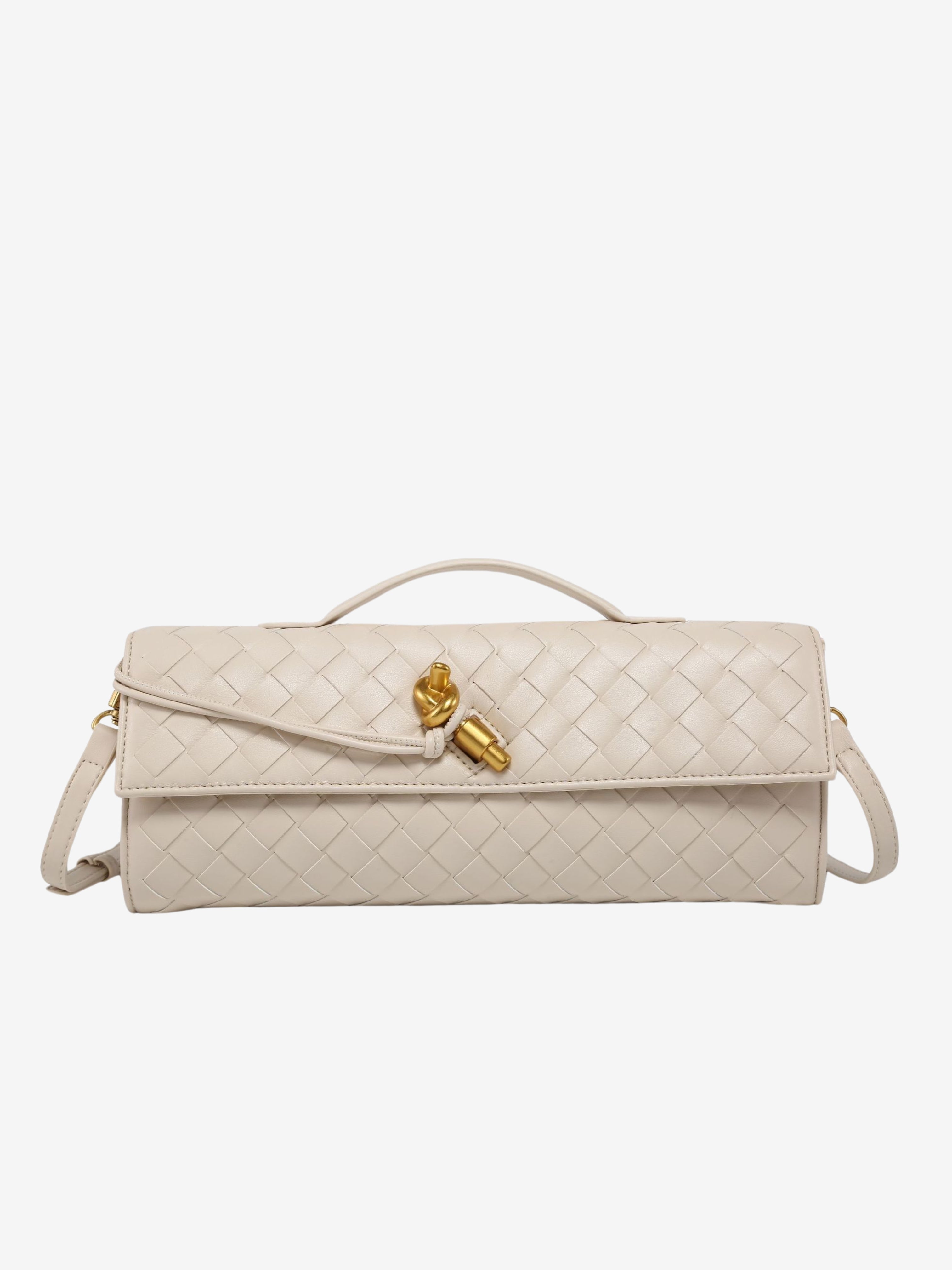 Camila | Luxe Slim Woven Clutch