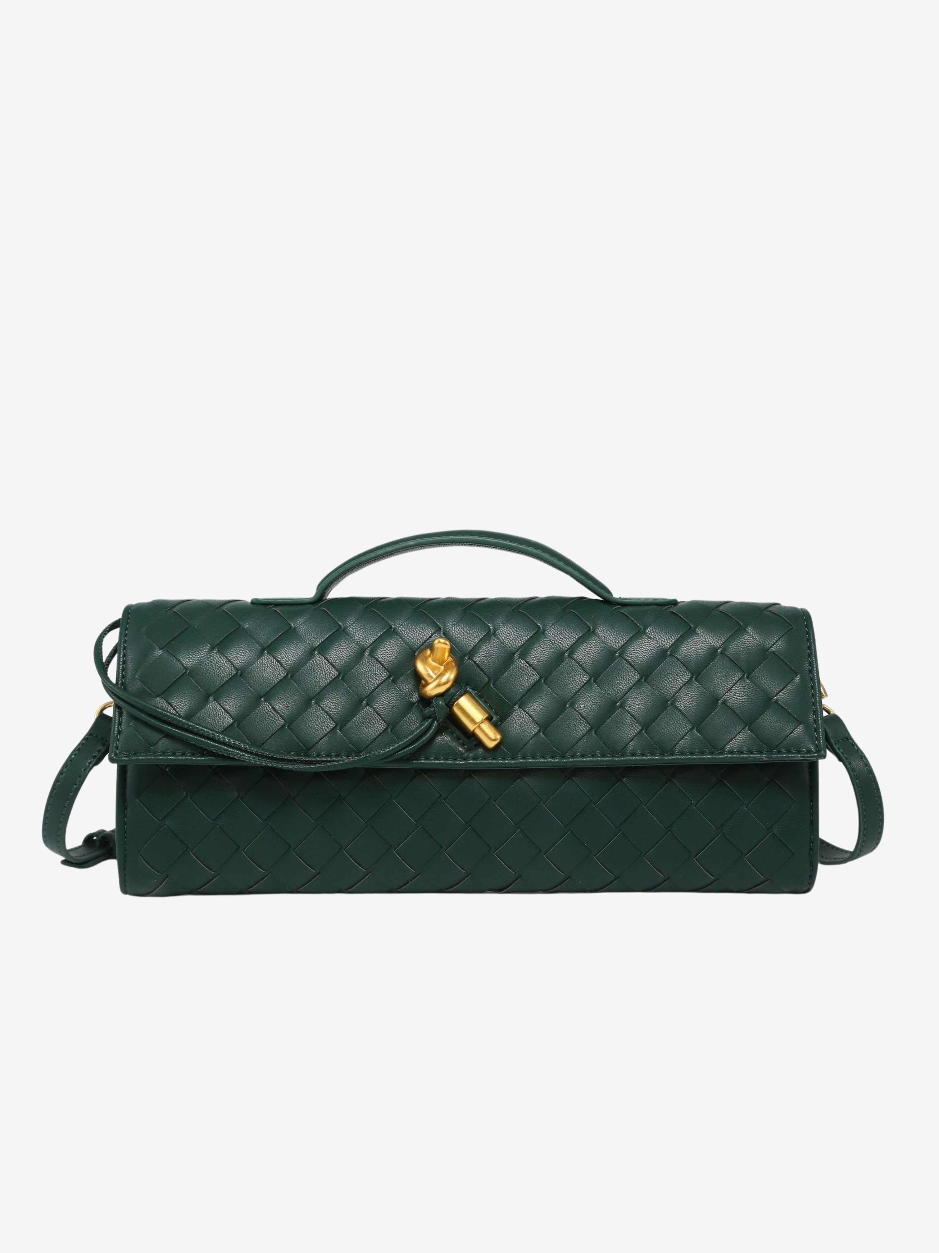 Camila | Luxe Slim Woven Clutch