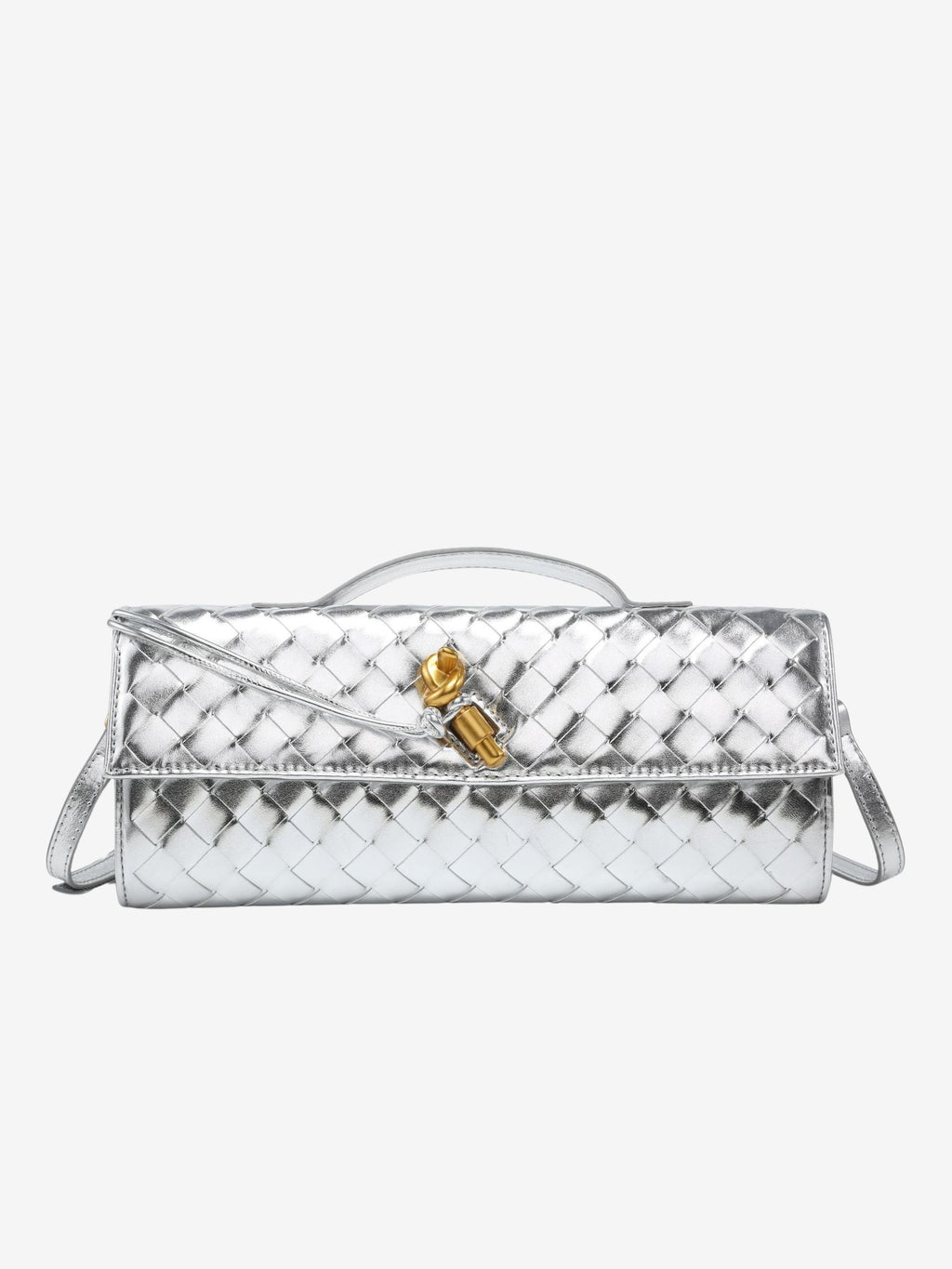 Camila | Luxe Slim Woven Clutch