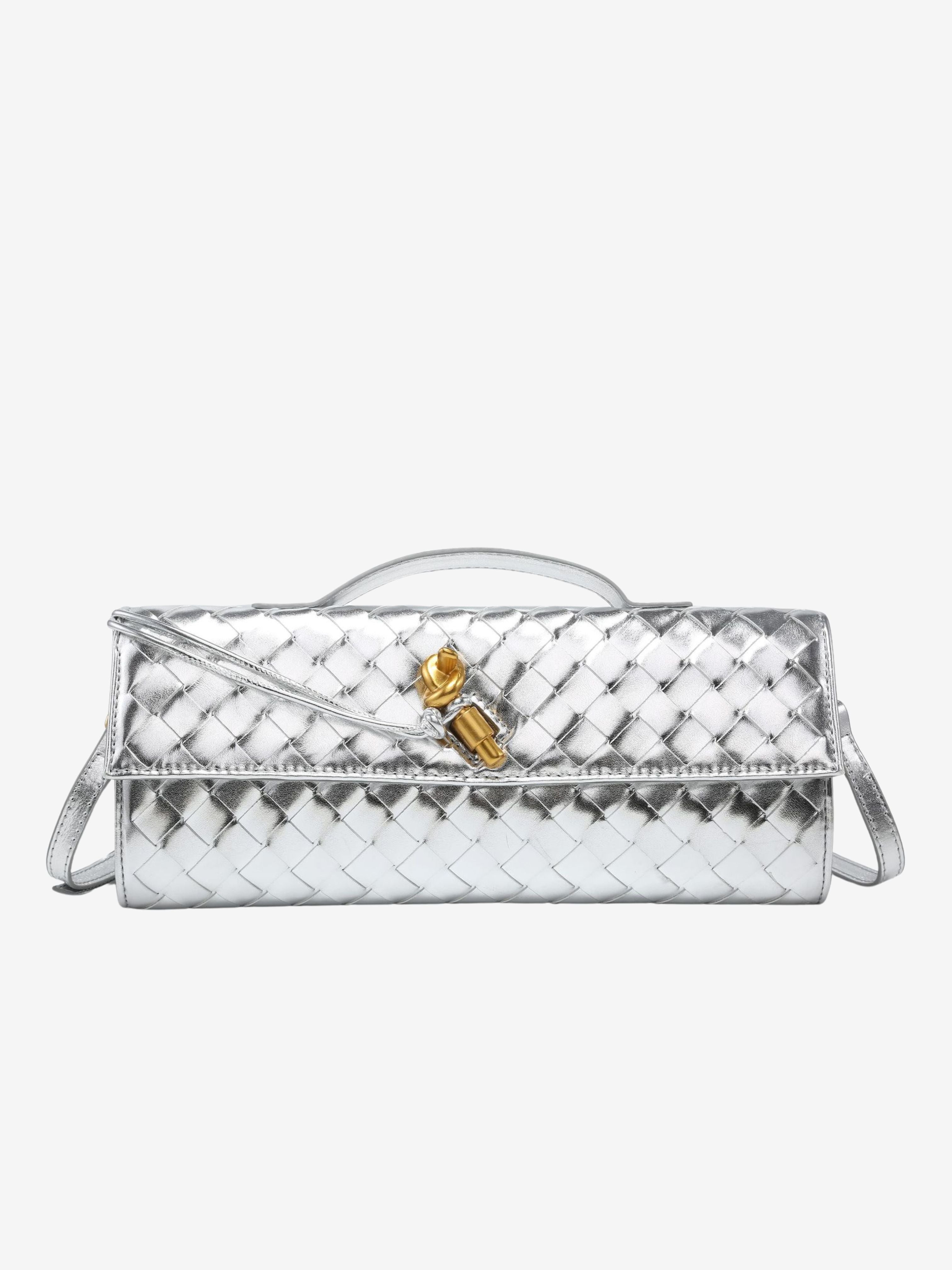 Camila | Luxe Slim Woven Clutch