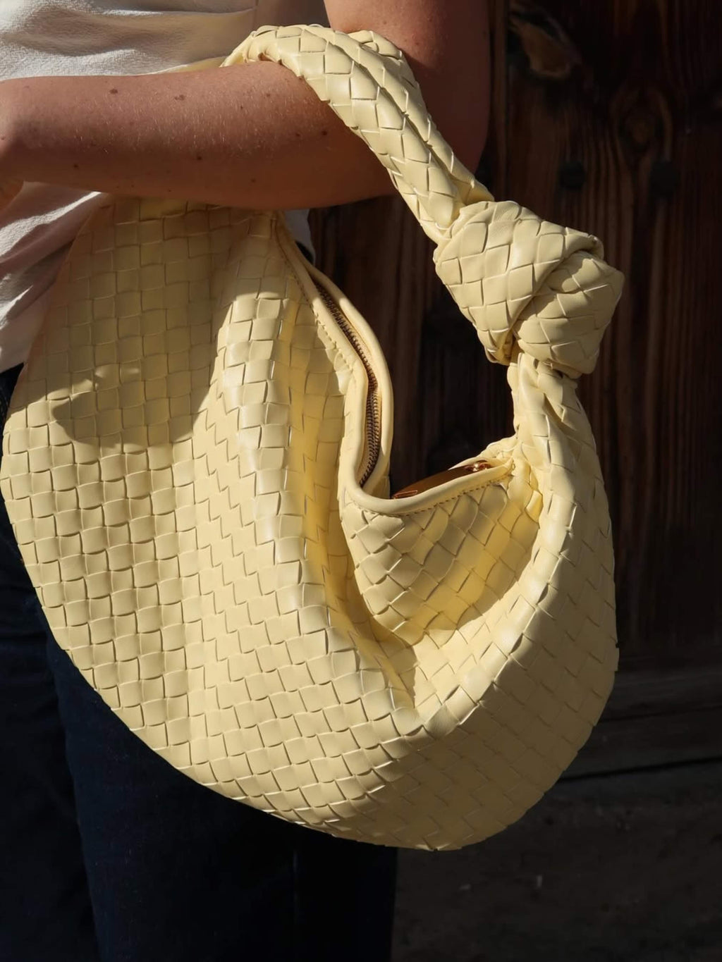 Giselle | Braided Knotted Medium Shoulder Bag