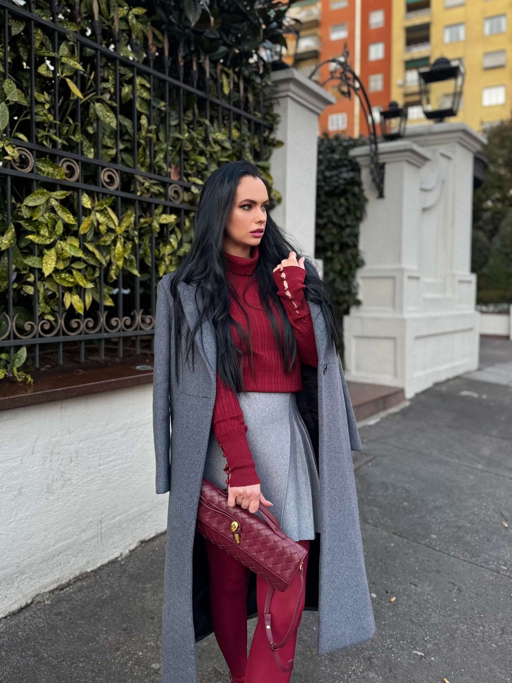 Camila | Luxe Slim Woven Clutch