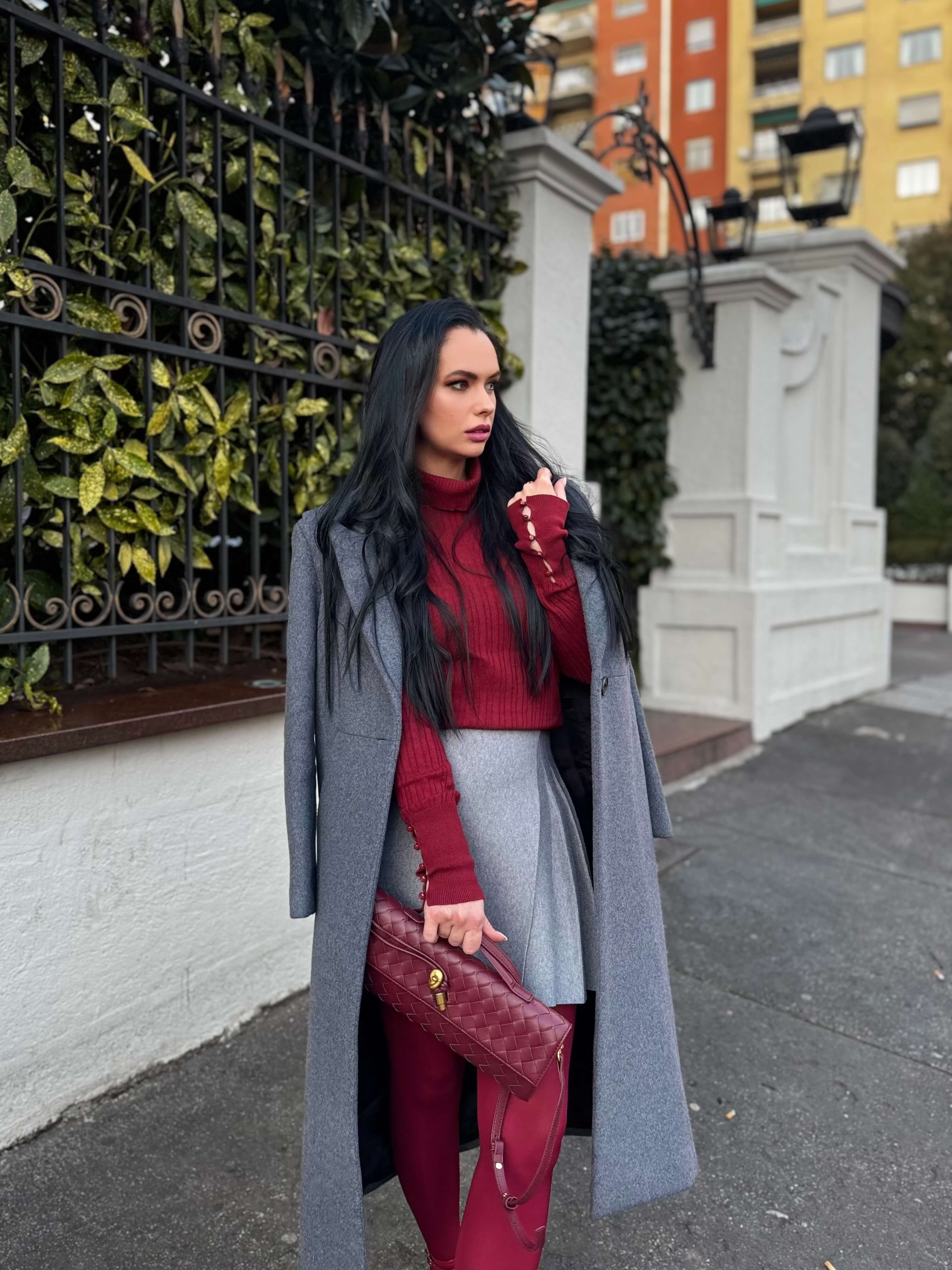 Camila | Luxe Slim Woven Clutch