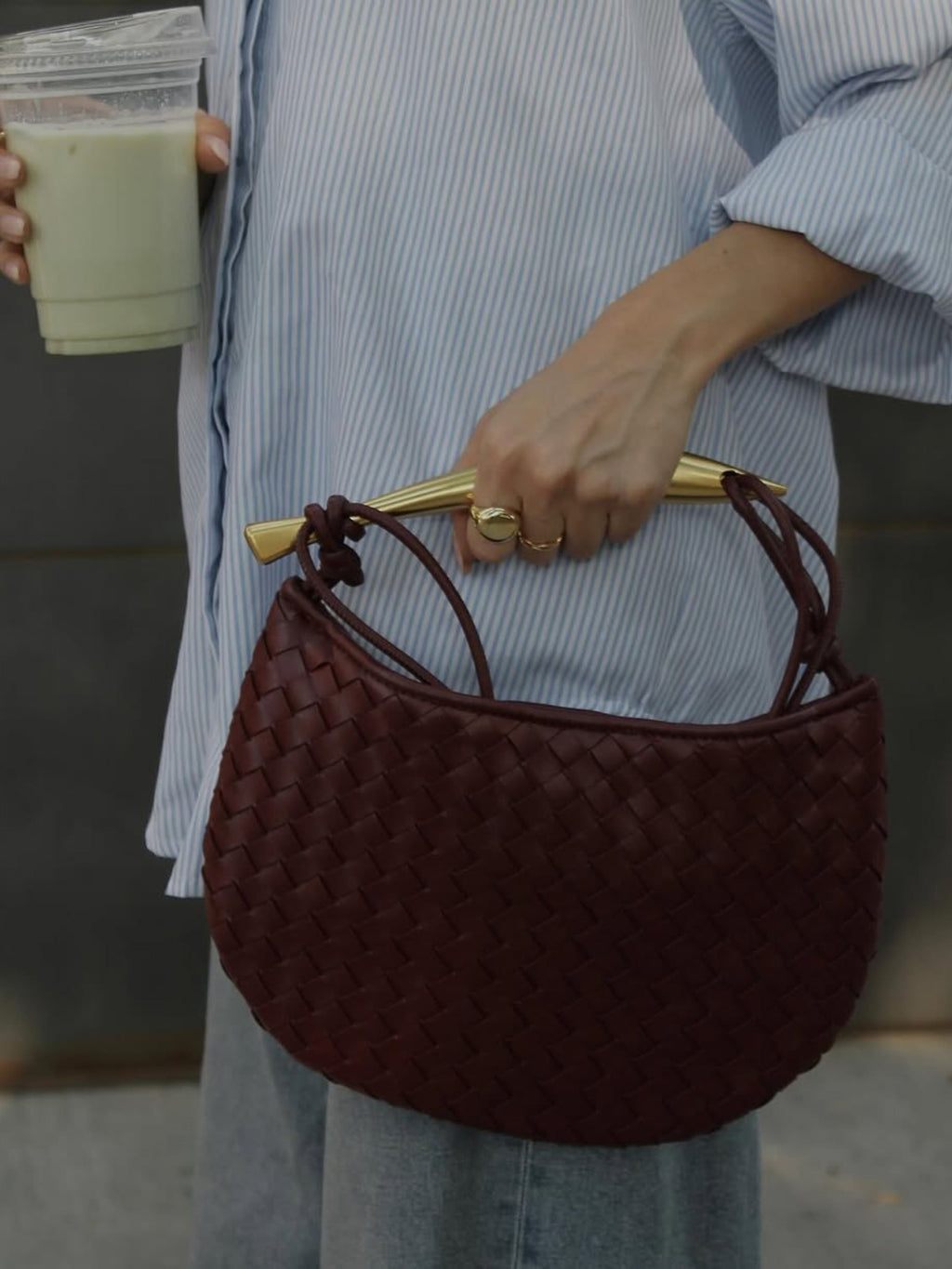 Bianca | Luxe Structured Woven Bag