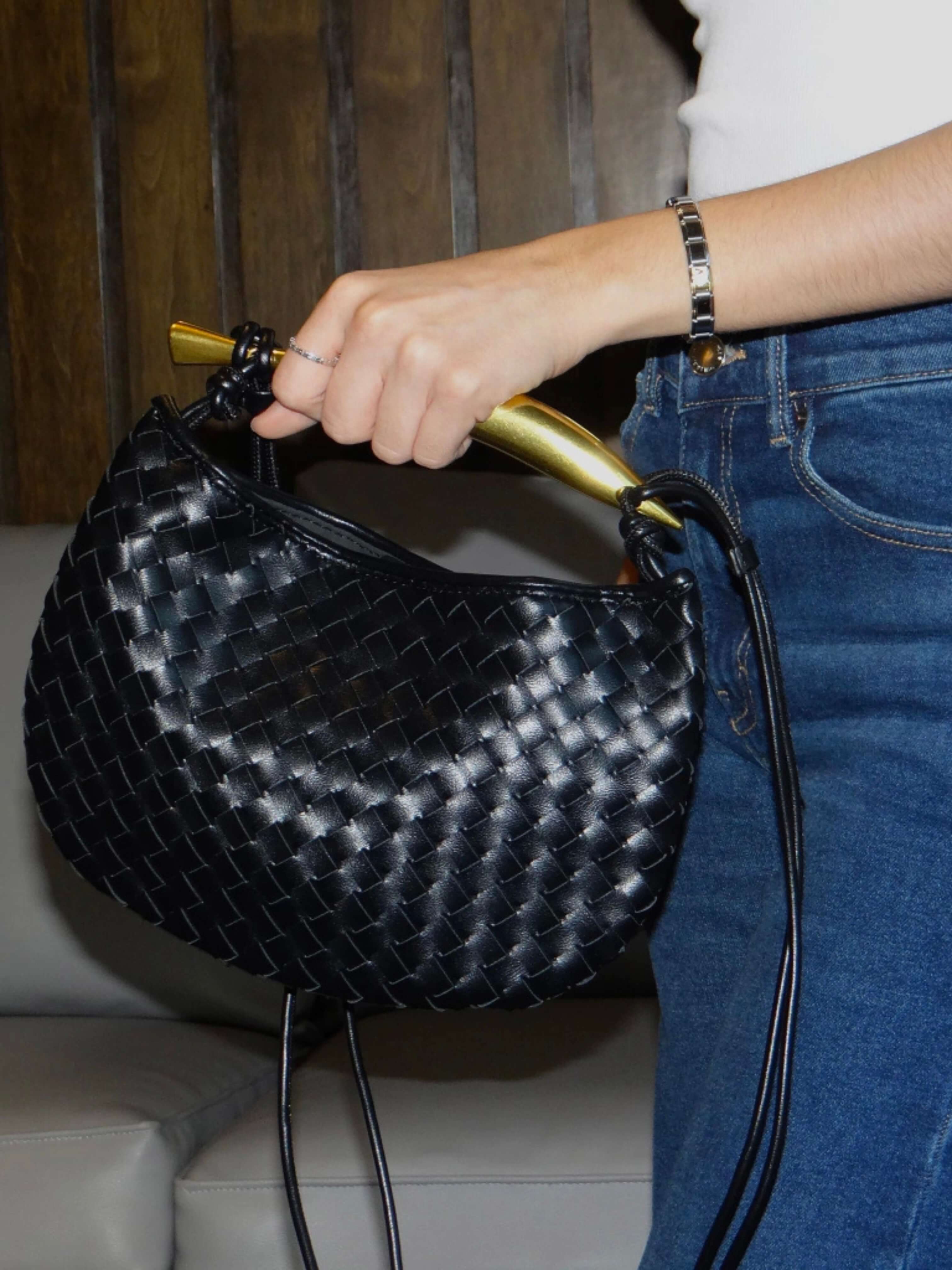 Bianca | Luxe Structured Woven Bag
