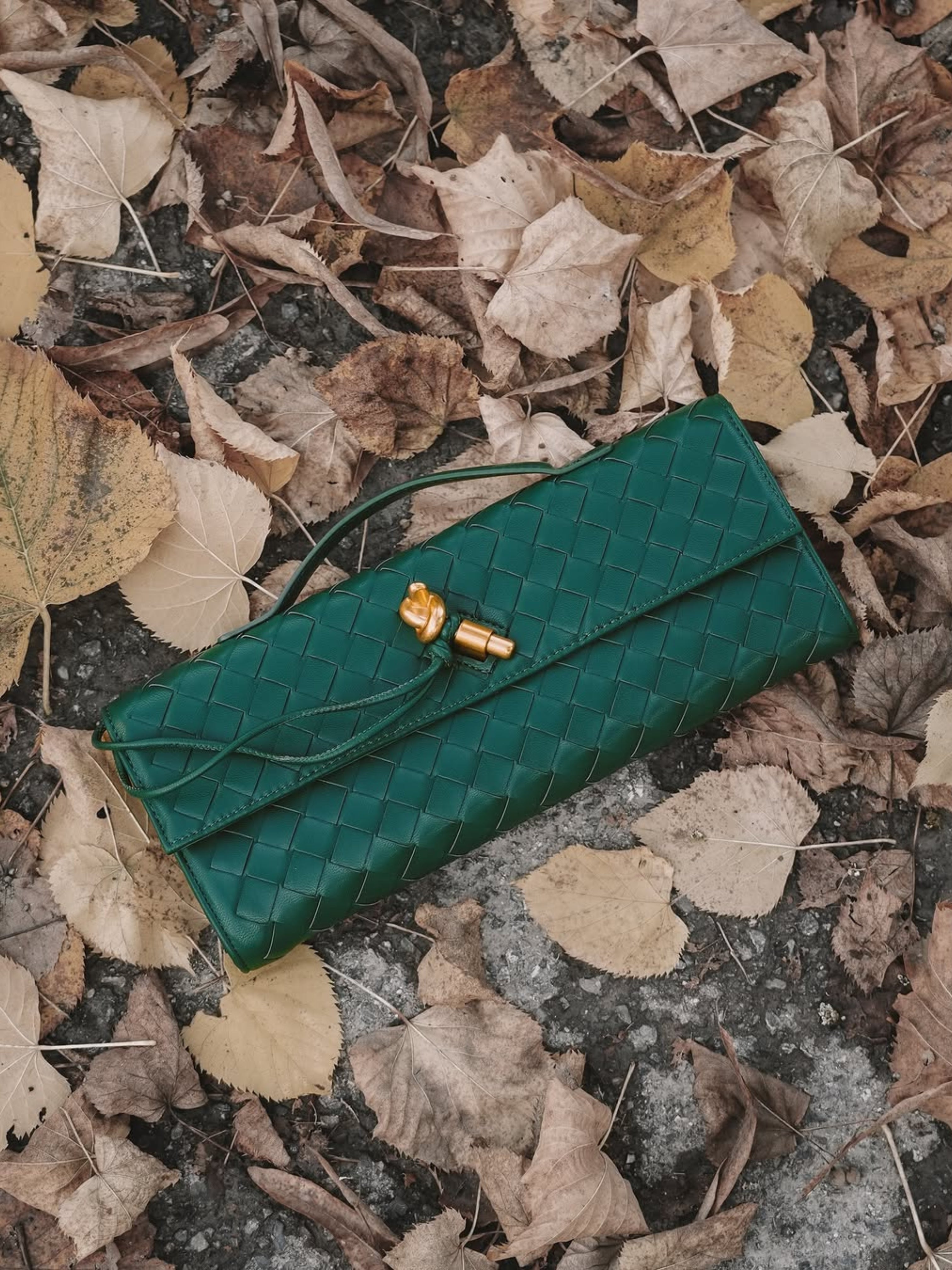 Camila | Luxe Slim Woven Clutch