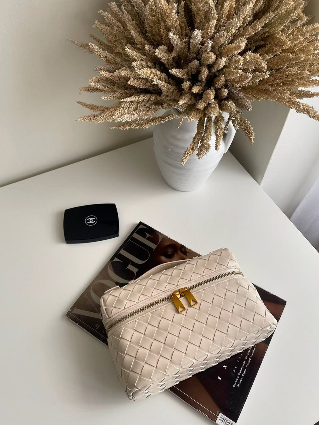 Juliette | Polished Structured Woven Bag