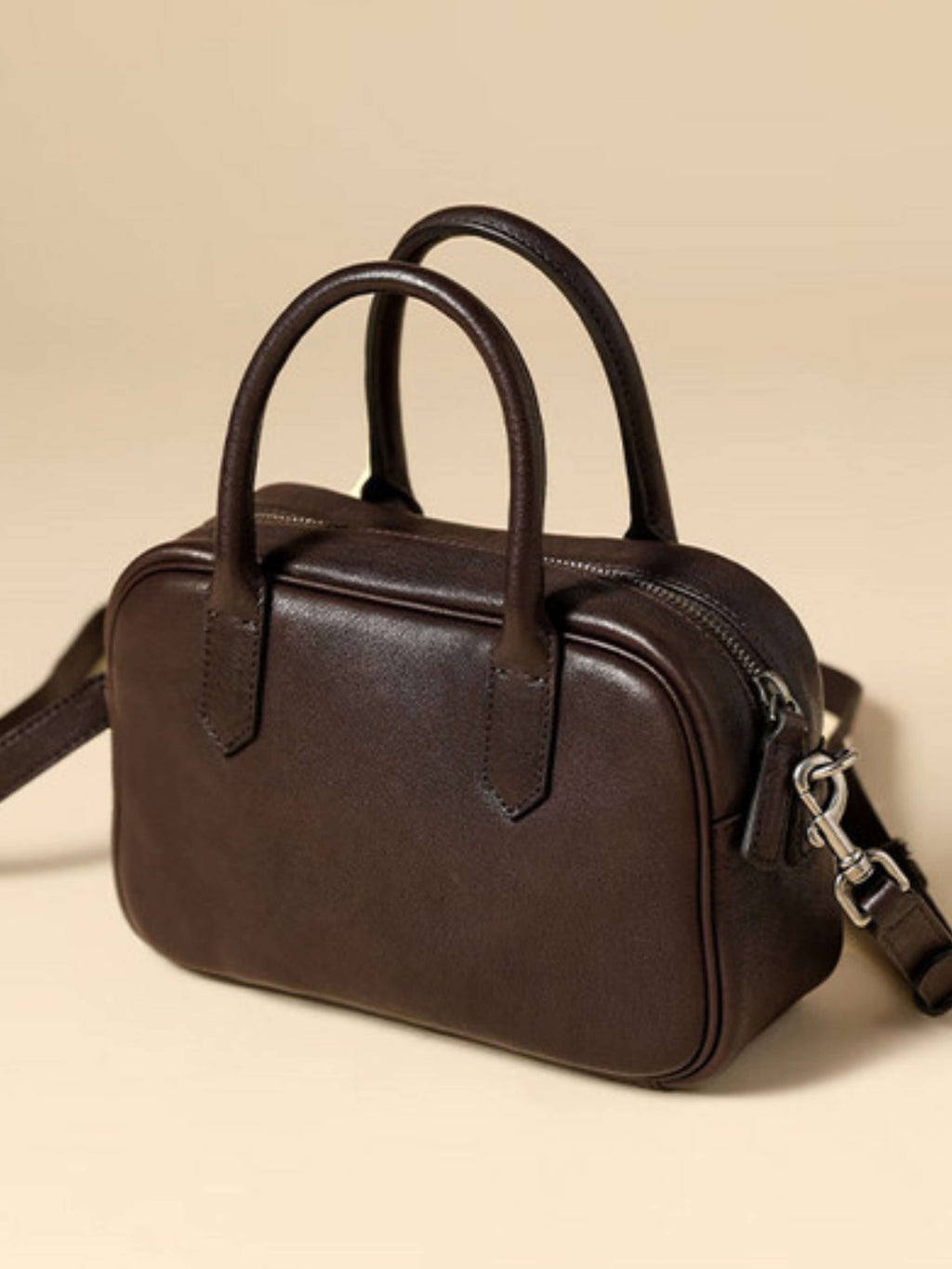 Eliza | Polished Zip Square Bag