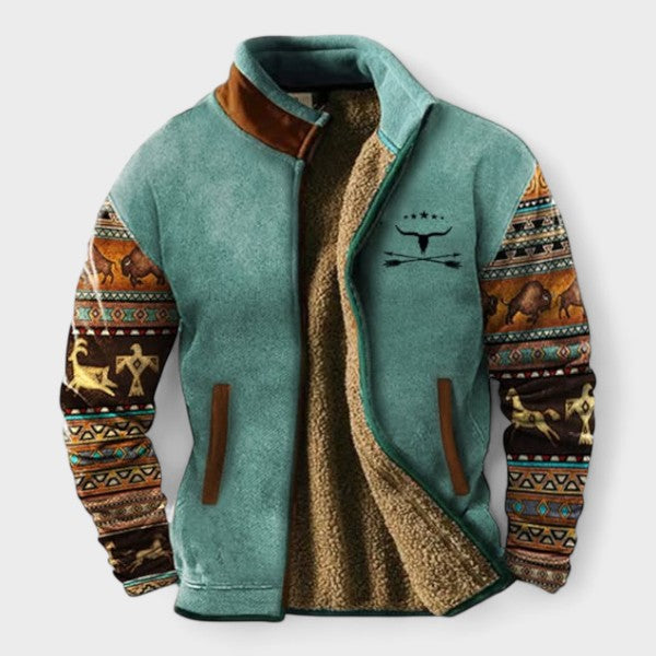 Adrien™ | Stylish fleece jacket for men with thermal lining