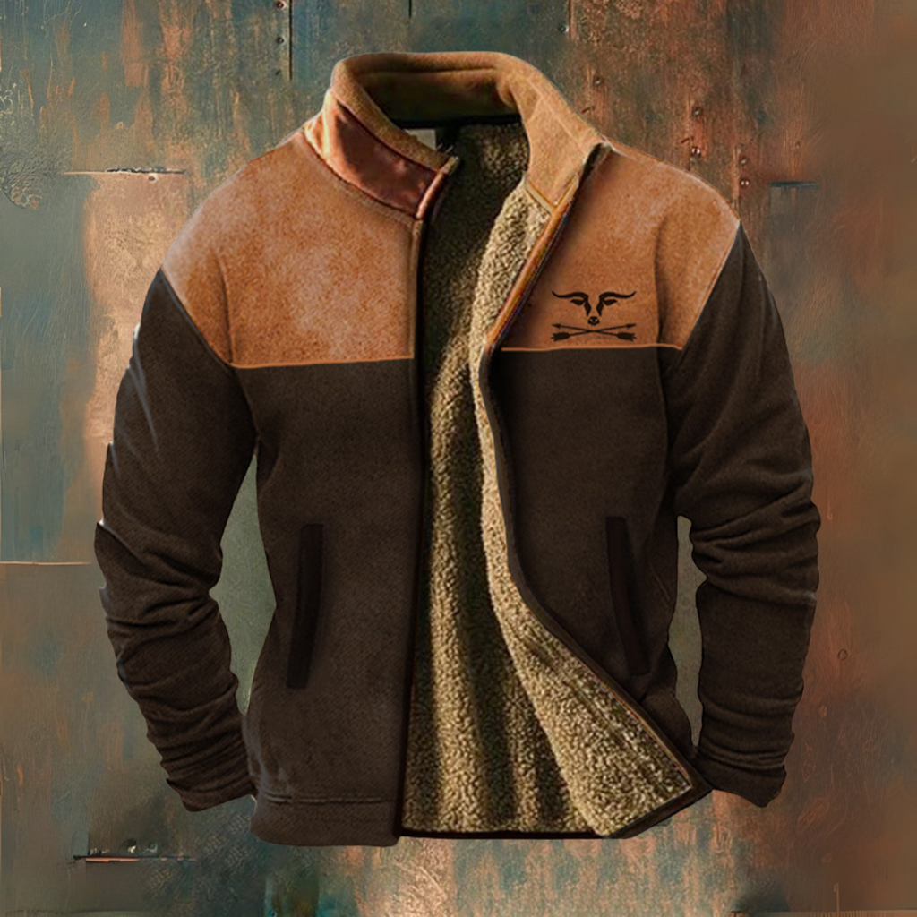 Adrien™ | Stylish fleece jacket for men with thermal lining