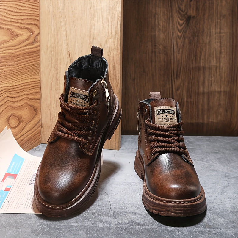 Alex™ | Vintage Lace-Up Boots