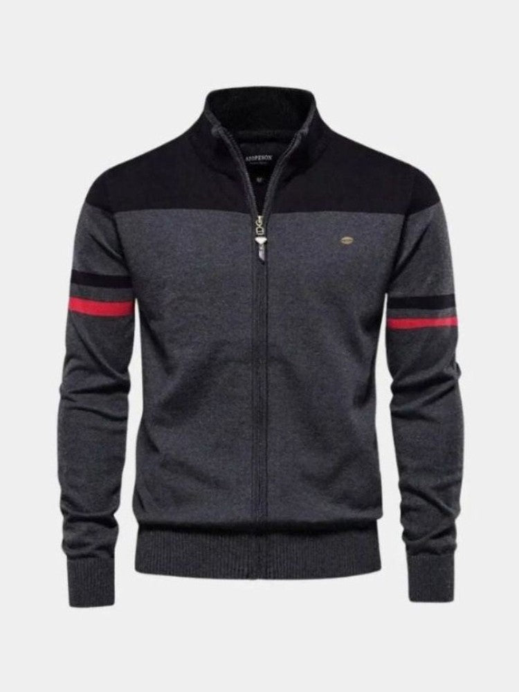 Anders™ | Knitted Cardigan with Zip