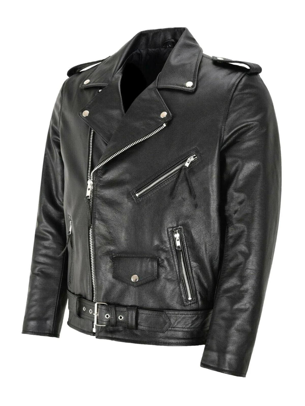 Austin™ | Classic Biker Leather Jacket