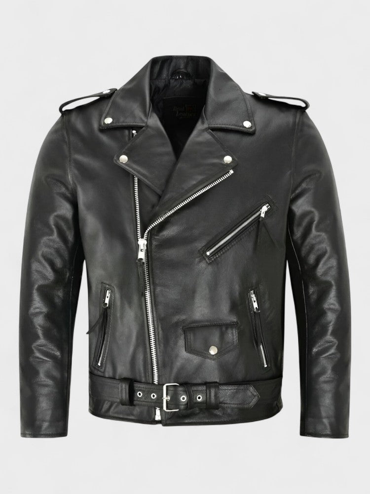 Austin™ | Classic Biker Leather Jacket