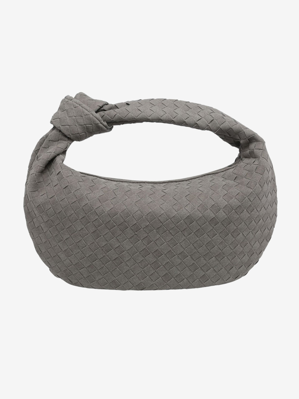 Celeste | Knotted Braided Medium Suede Bag