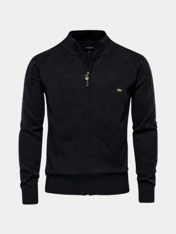 Jacquard™ | Knitted Cardigan with Zip