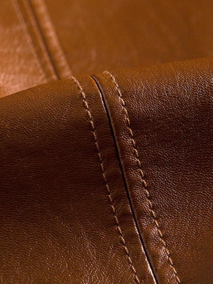 Jonas™ | Caramel-Coloured Leather Jacket