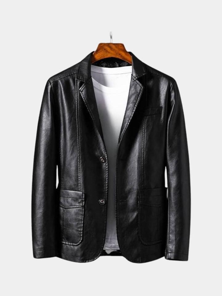 Jonas™ | Caramel-Coloured Leather Jacket