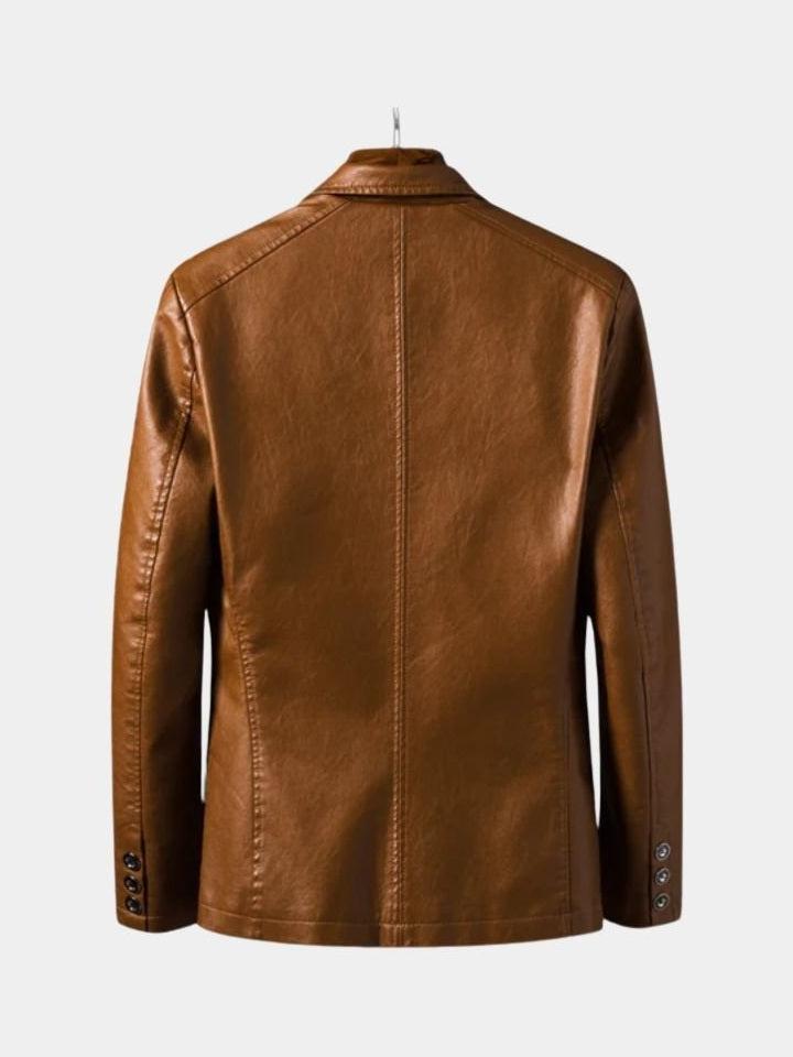 Jonas™ | Caramel-Coloured Leather Jacket