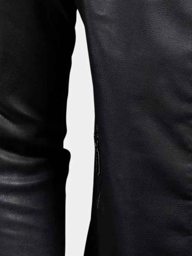 Luca™ | Crossed Leather Jacket