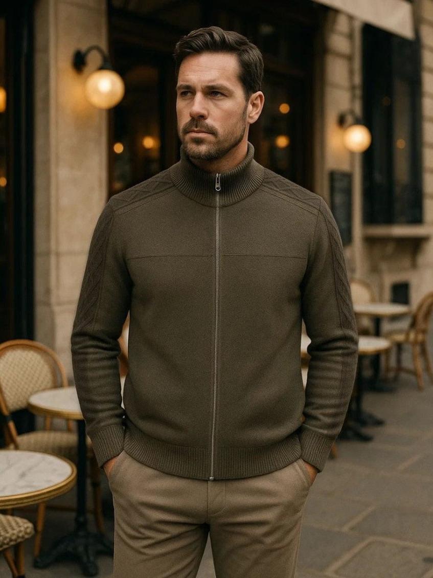 Magnus™ | Cashmere Jumper with Zip