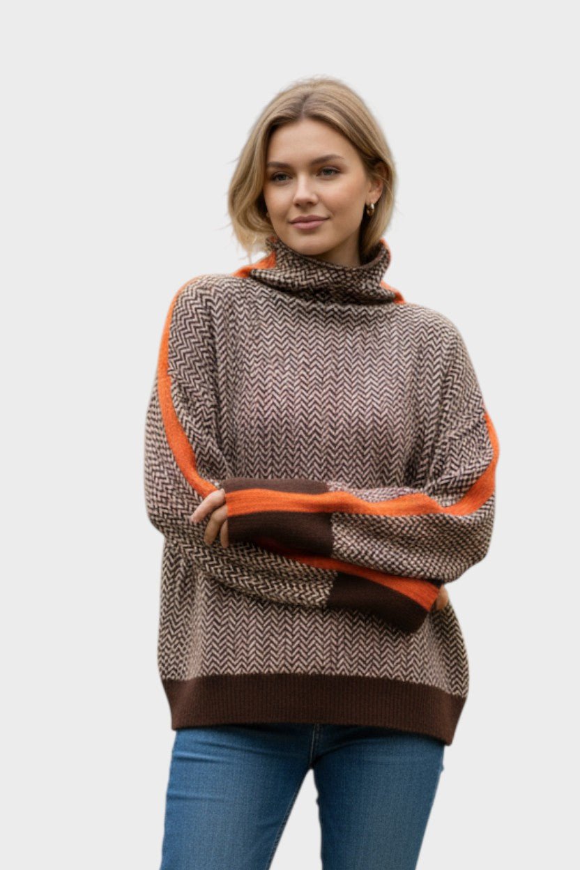 Marie | High-neck Wool Sweater