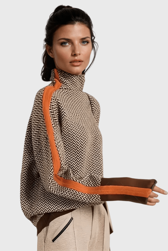Marie | High-neck Wool Sweater