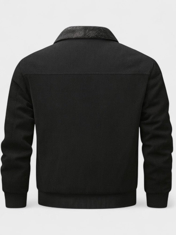 Norbert™ | Bomber Jacket with Faux Fleece Collar